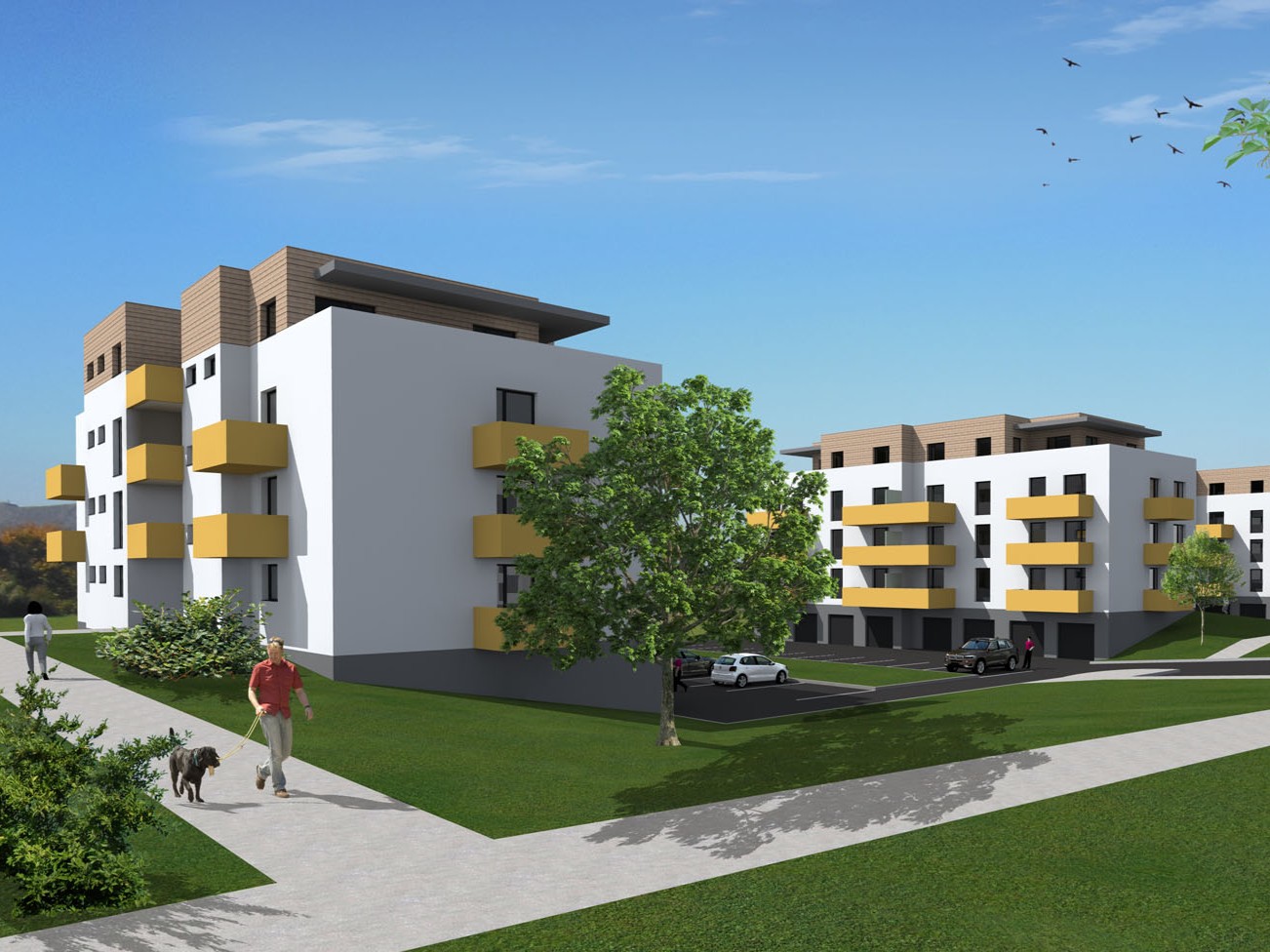 Galerie: Projekt Bytové domy Čakovice II